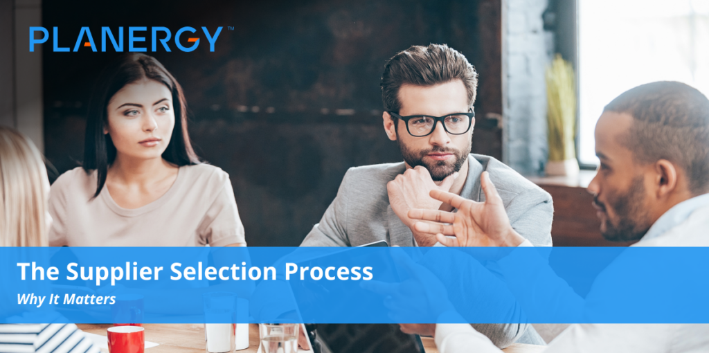 The Supplier Selection Process